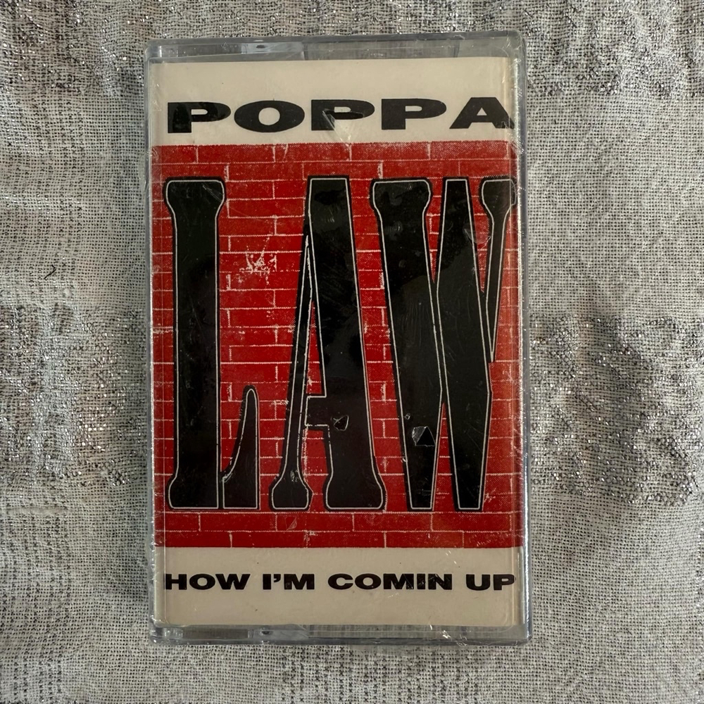 Unbranded Poppa Music Cassette Tape Law Red & Black